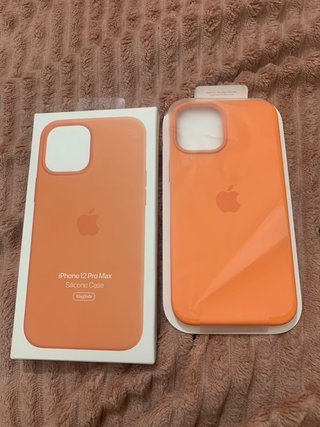 Funda iPhone 12 Pro Max Naranja MagSafe