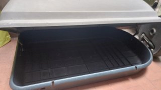 Baúl cofre techo coche.
