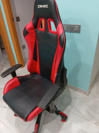 Silla Gaming Zenez Roja y Negra