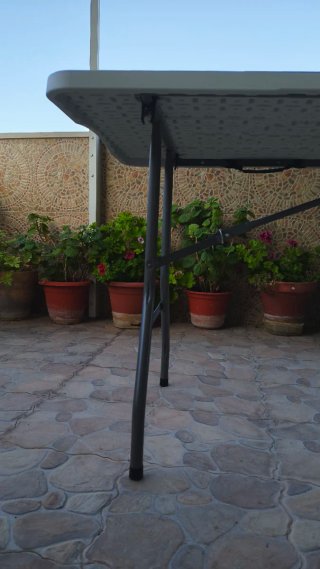 Mesa plegable 180x74x74cm