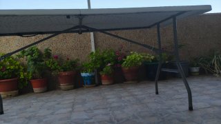 Mesa plegable 180x74x74cm