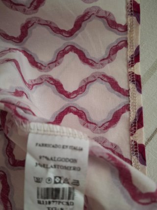 Blusa Monisqui estampada Mangas Farol