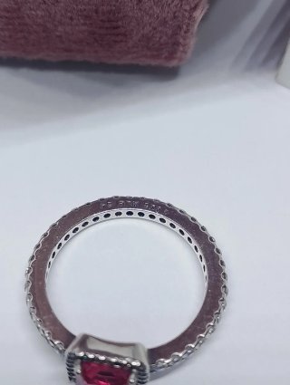Anillo Pandora Rosa y Plata