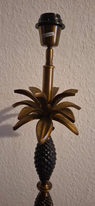 Lámpara de diseño piña oro viejo/negro