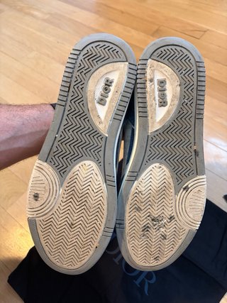 Dior B27 Bajo Blanco Azul Denim