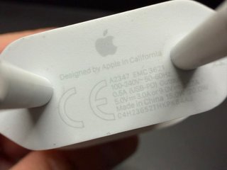 Cargador Apple 20W Original