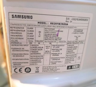 Frigorífico Samsung Acero Inox