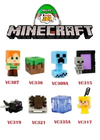 Kinder Joy Minecraft Figuras Coleccionables