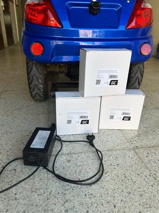 VELECO Trike Eléctrica Azul