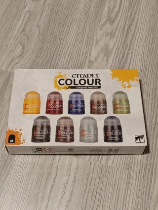 Set 9 Pinturas Citadel Colour Contrast + regalo