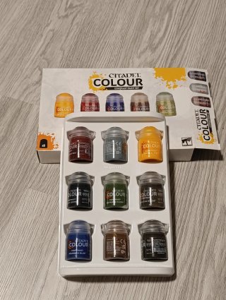 Set 9 Pinturas Citadel Colour Contrast + regalo