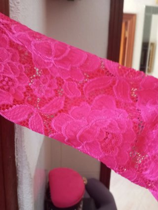 Vestido de fiesta rosa con chaqueta