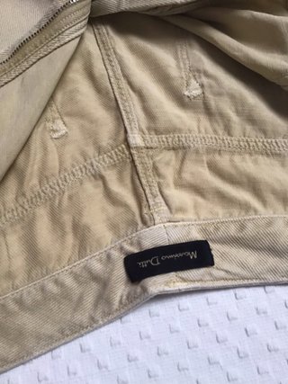 Pantalón Massimo Dutti Beige Pinzas