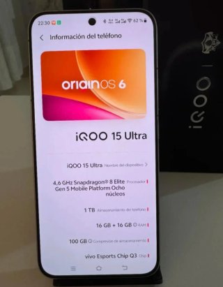 iQOO 15 Ultra Plata