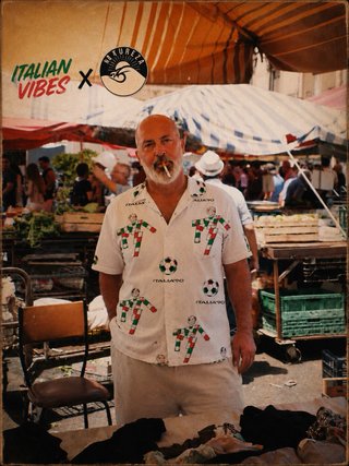 Camisa Italia '90 Natureza todas las tallas