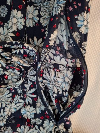 Vestido Claudie Pierlot floral azul