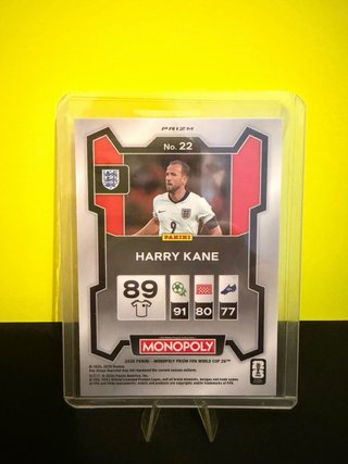 Cromo Harry Kane England Monopoly Prizm