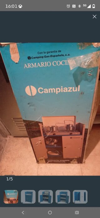 Mueble Cocina Camping Campiazul Plegable