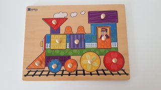 Puzzle madera. Lote 3 puzzles
