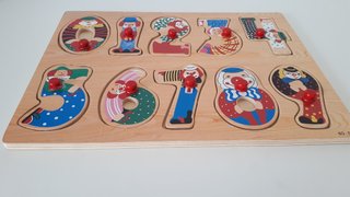 Puzzle madera. Lote 3 puzzles