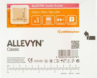 Allevyn almohadillas espuma absorción piel frágil