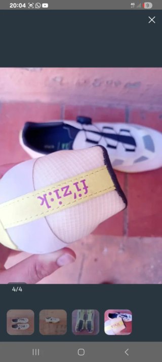 Zapatillas Ciclismo Fizik Blancas Talla 42