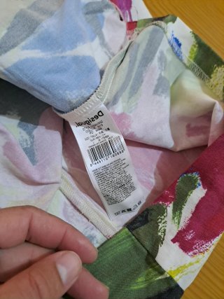 Vestido elástico estampado flamenco