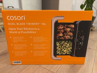 Cosori Dual Blaze Twinfry 10L Air Fryer Sin Abrir