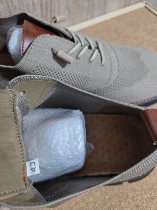 Zapatos Vestir Casual Beige/Verde