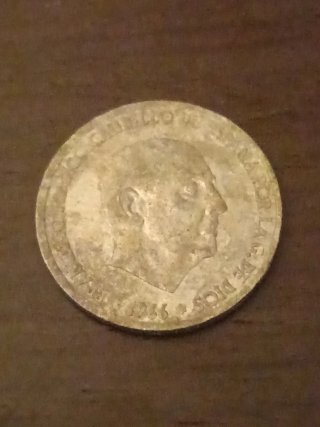 1 Peseta Española 1966