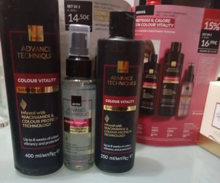 Set Avon Advance Techniques Colour Vitality
