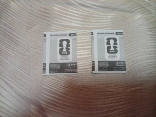 2 Cromos mal imprimidos y el mismo bien imprimido
