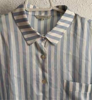 Camisa rayas manga corta Sintesis Talla M
