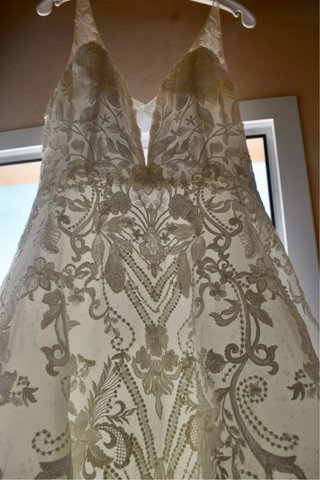 Vestido de Novia Demetrios Talla 12 Ivory