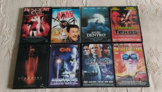 Lote 8 Películas DVD: Terror y Ciencia Ficción