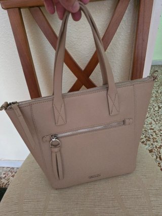 Bolso tote Parfois (color beige)