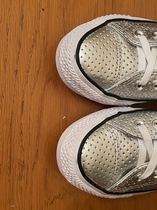 CONVERSE - zapatillas plateadas 37