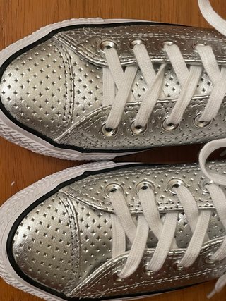 CONVERSE - zapatillas plateadas 37