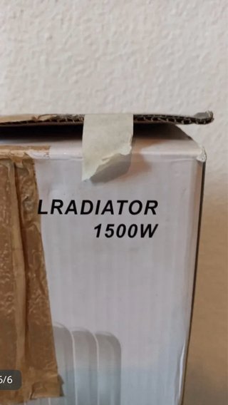 Radiador Aceite 1500W con Ruedas