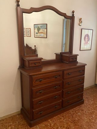 Dormitorio completo madera maciza