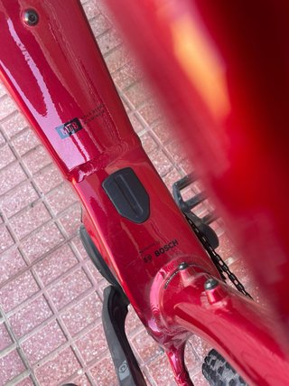 Bicicleta Eléctrica Trek Roja Talla L
