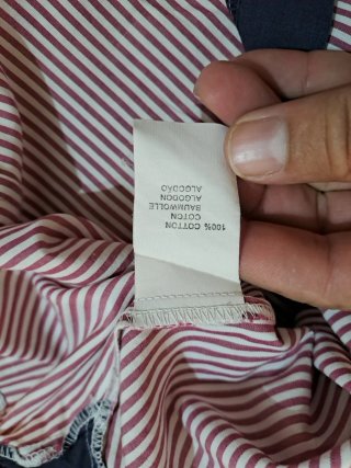 Camisa Tommy Hilfiger Mujer Rayas Rojas y Blancas
