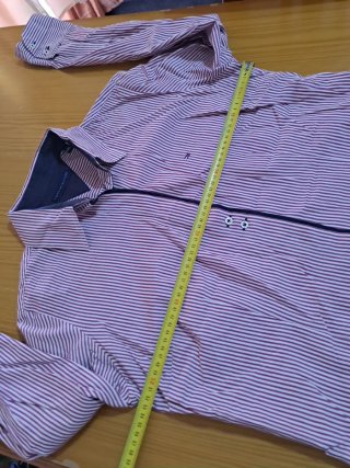 Camisa Tommy Hilfiger Mujer Rayas Rojas y Blancas