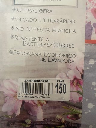 Juego de Sábanas Homing Tasto Flor Lila