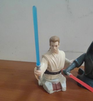 Star Wars Action figure Darth Maul e Obi-Wan Kenob
