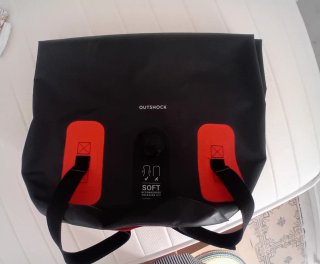 Saco boxeo hinchable + guantes Decathlon