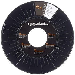 Amazon Basics filamento PLA 3D gris oscuro 1kg
