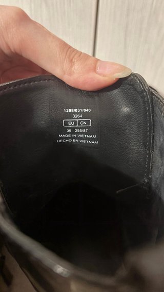 Botas Bershka Negras Talla 39