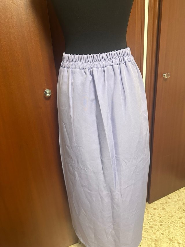 Falda tubo malva talla M