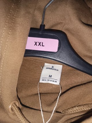 Sudadera Springfield Beige Talla L a estrenar